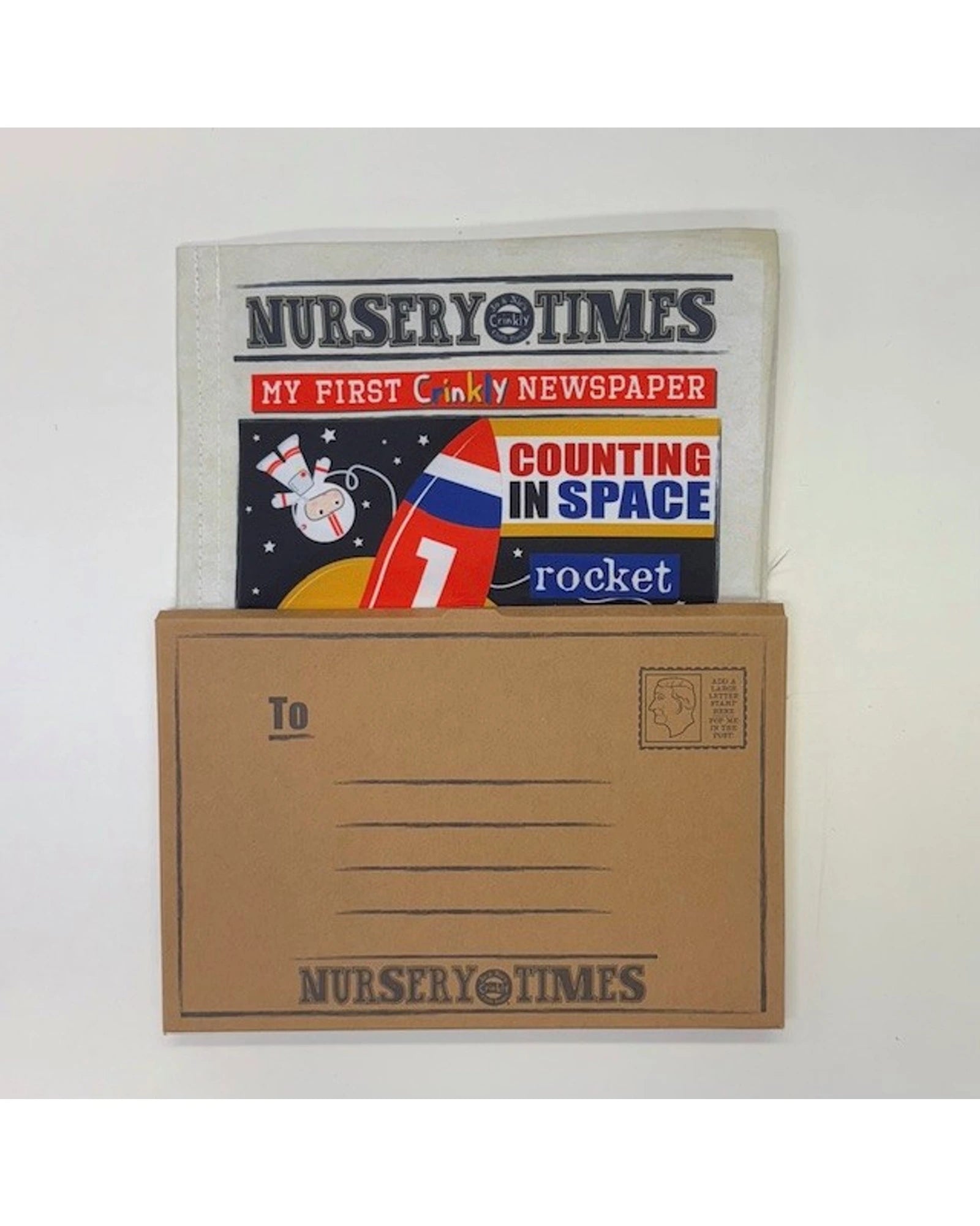 Jo & NicS Crinkly Cloth Books - Space Count