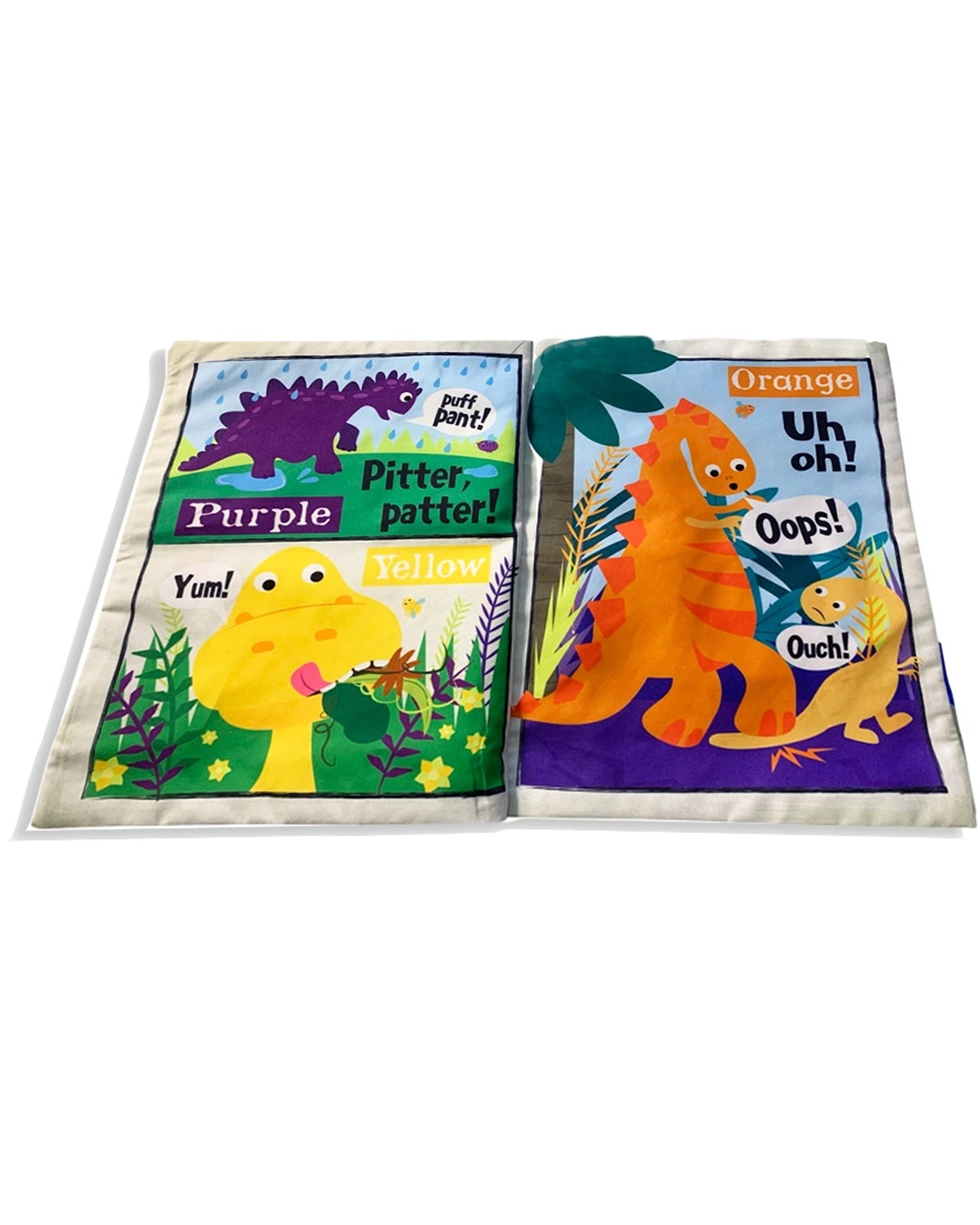 Jo & NicS Crinkly Cloth Books - Rainbow Dinosaurs