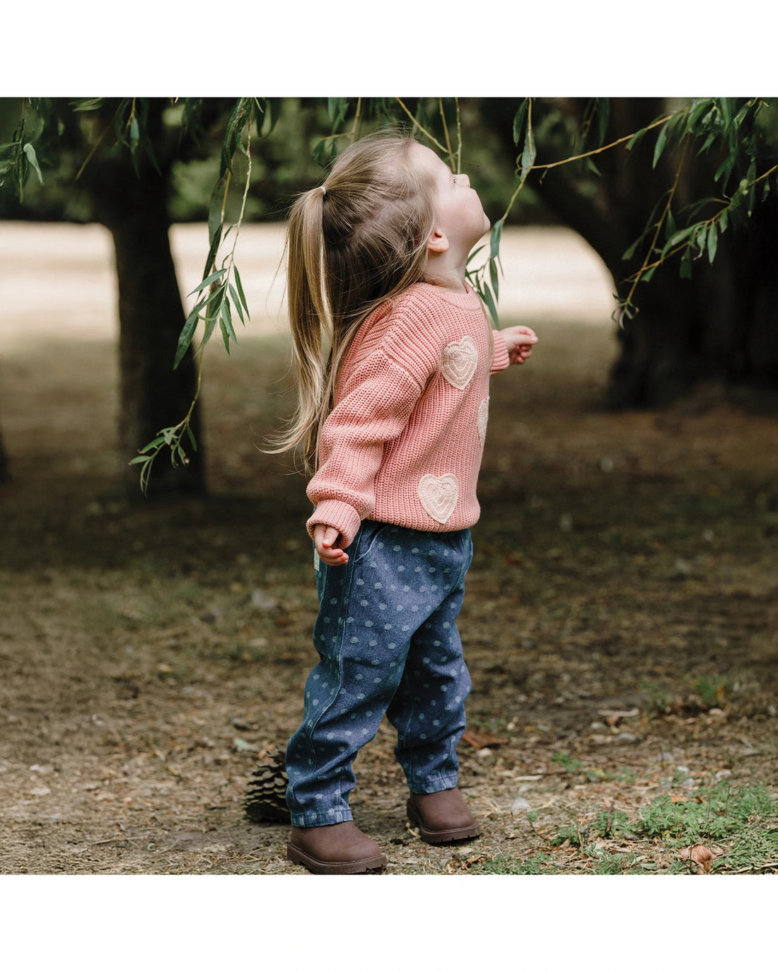 Denim Pant - Denim Dot Size 0