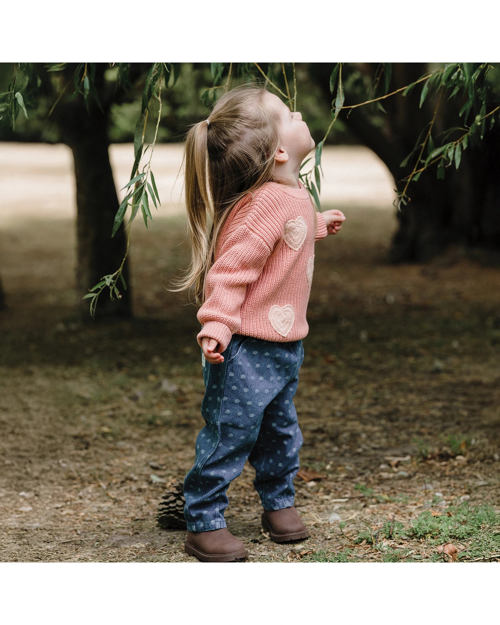 Denim Pant - Denim Dot Size 0