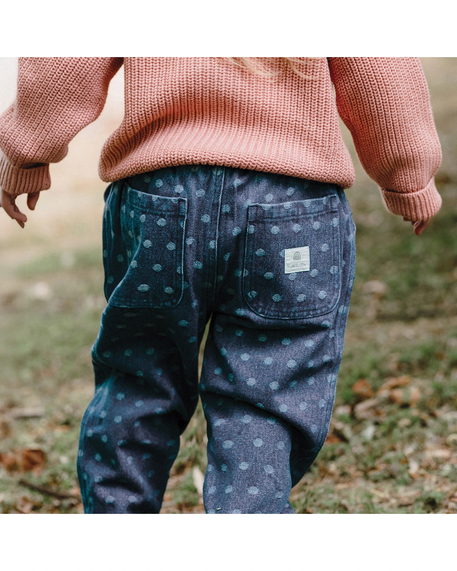 Denim Pant - Denim Dot Size 0