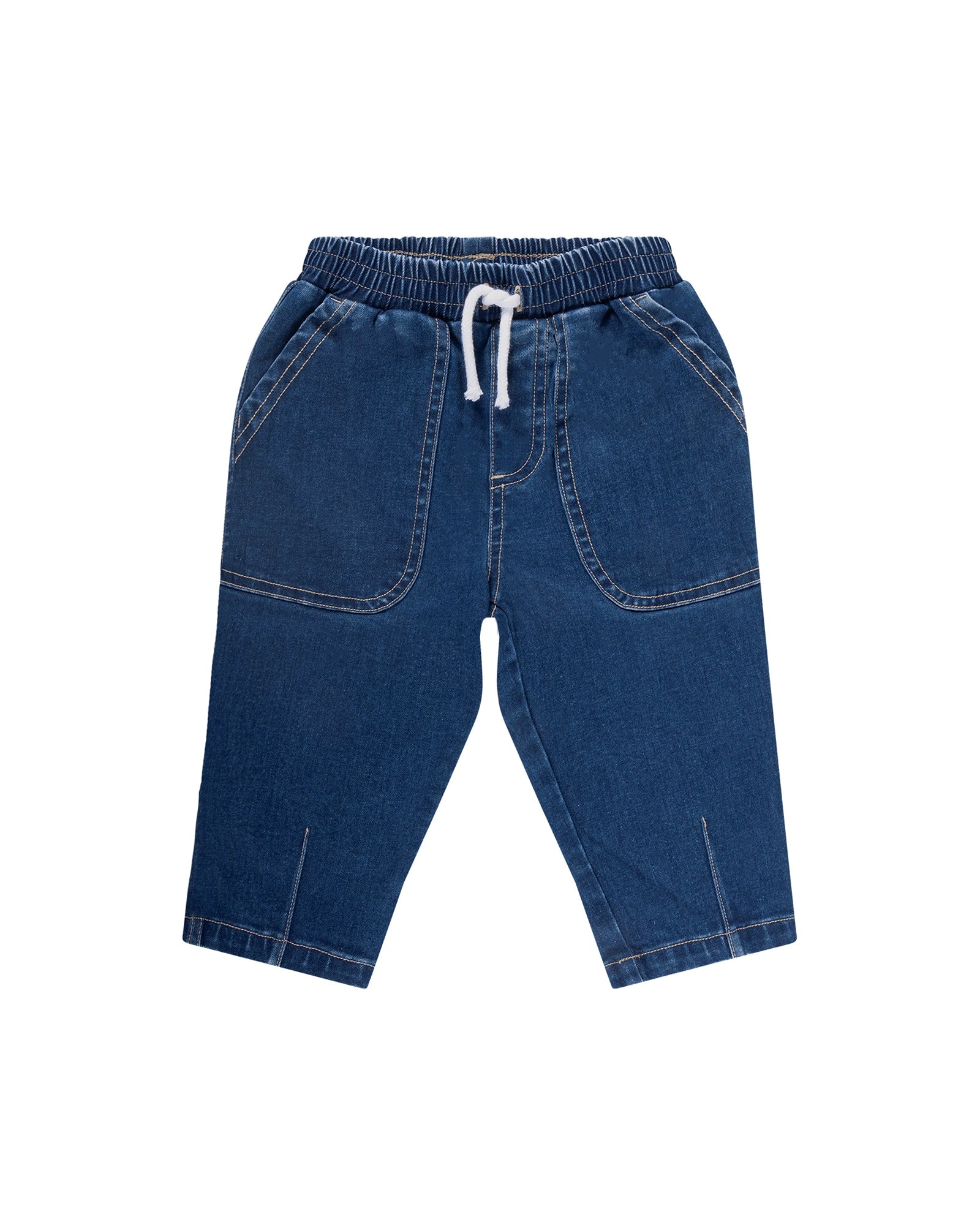 Denim Pant - DARK DENIM Size 2