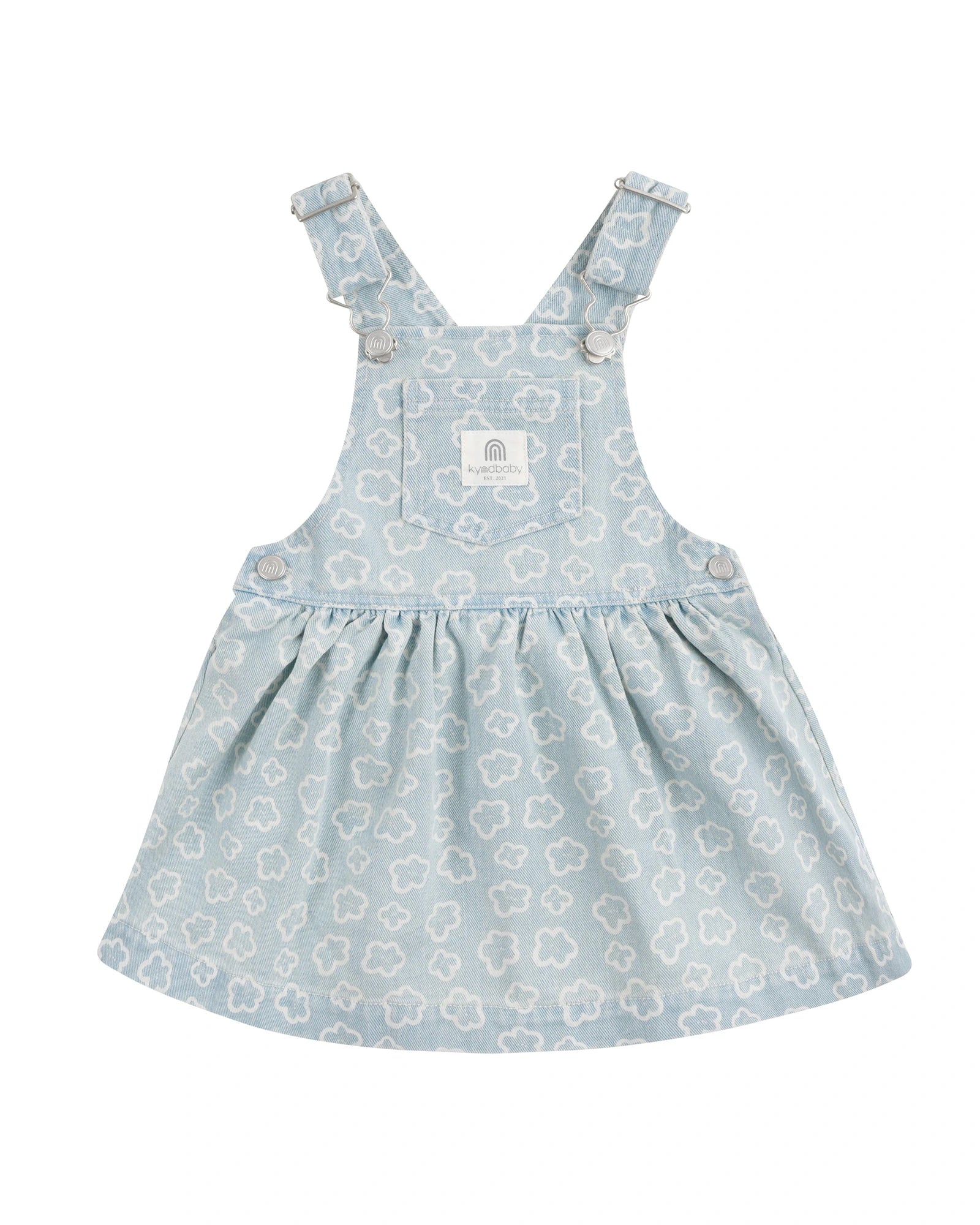Kynd Baby Pinafore Washed Denim - Size 2