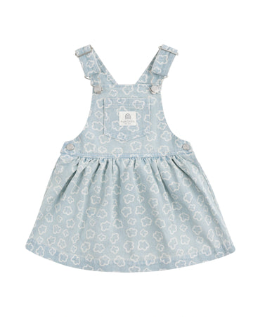 Kynd Baby Pinafore Washed Denim - Size 2