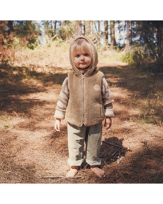 Kynd Baby Sherpa Vest - Mocha