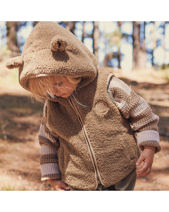 Kynd Baby Sherpa Vest - Mocha