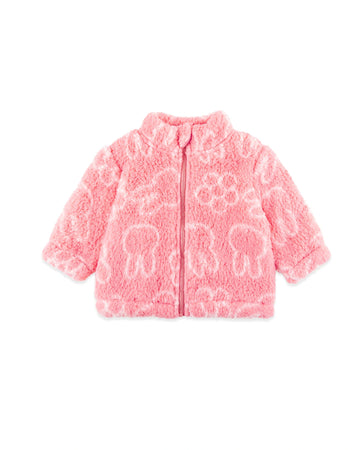 Kynd Baby Miffy Sherpa Jacket - Strawberry Pink