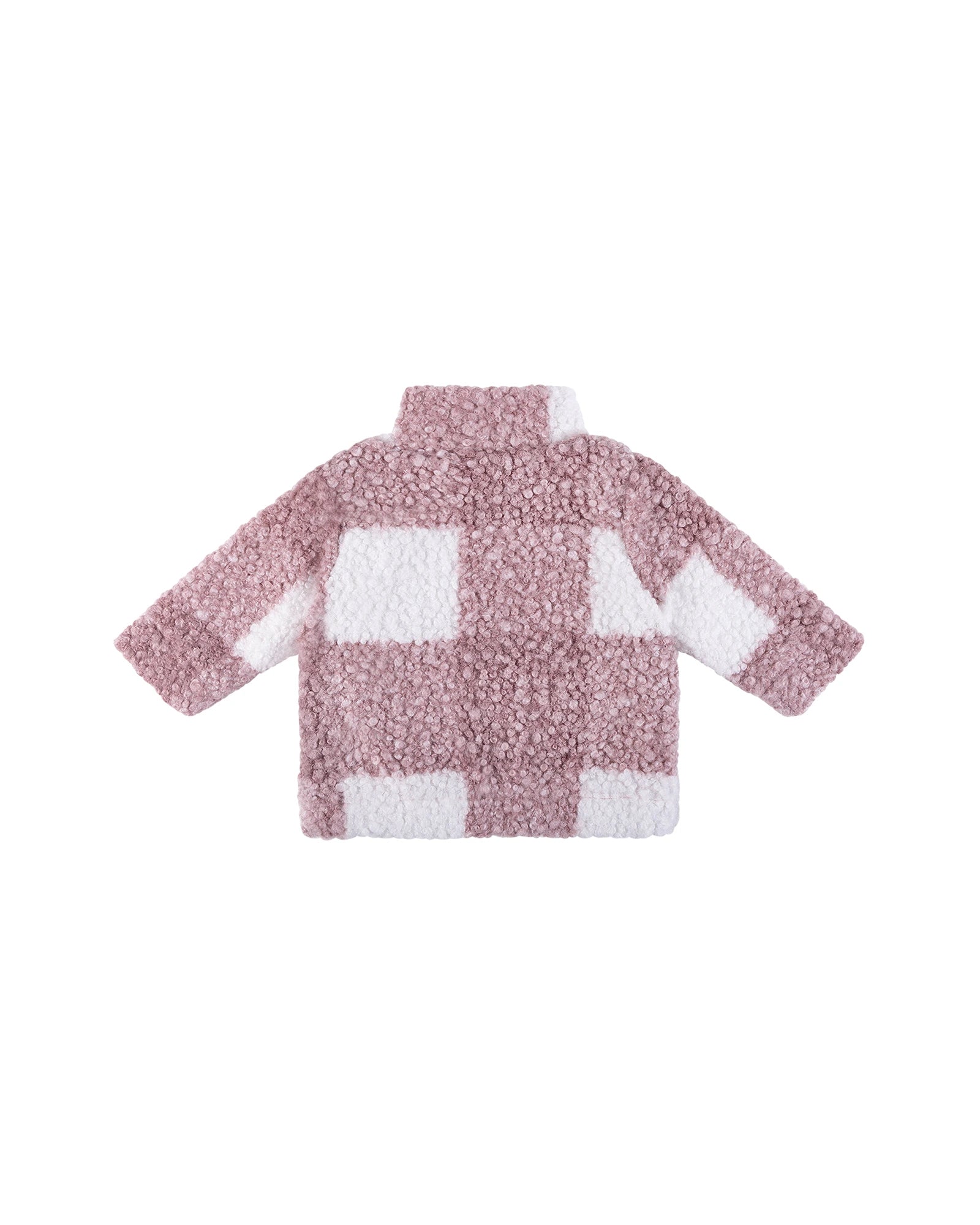 Sherpa Check Jacket - Dusty Lilac Size 0