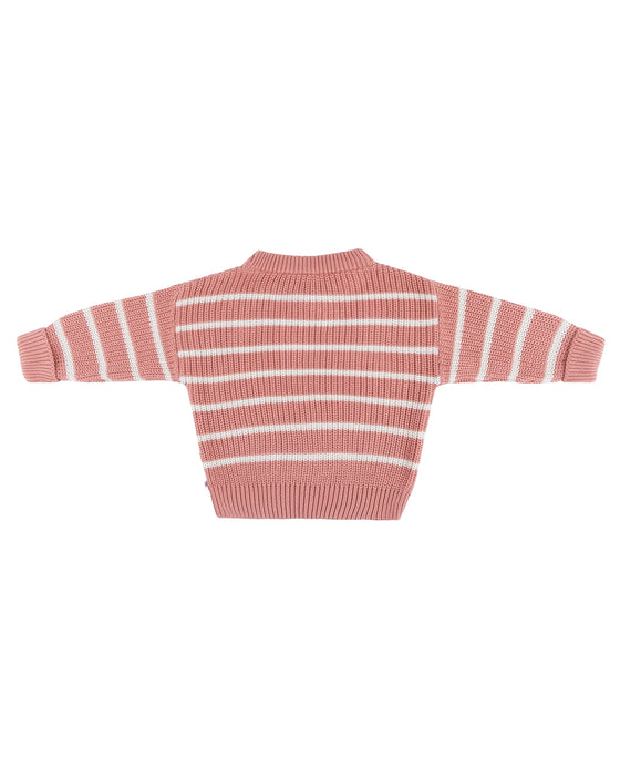 Kynd Baby Chunky Rib Knit Jumper - Cameo