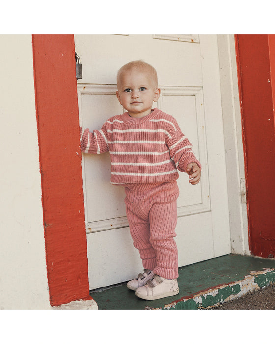 Kynd Baby Chunky Rib Knit Jumper - Cameo