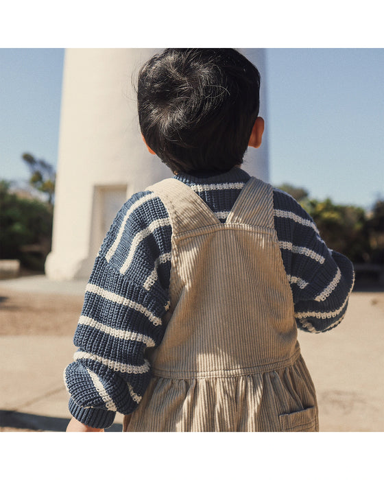 Kynd Baby Chunky Rib Knit Jumper - Navy