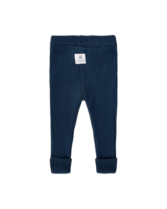 Kynd Baby Chunky Rib Knit Pants - Navy