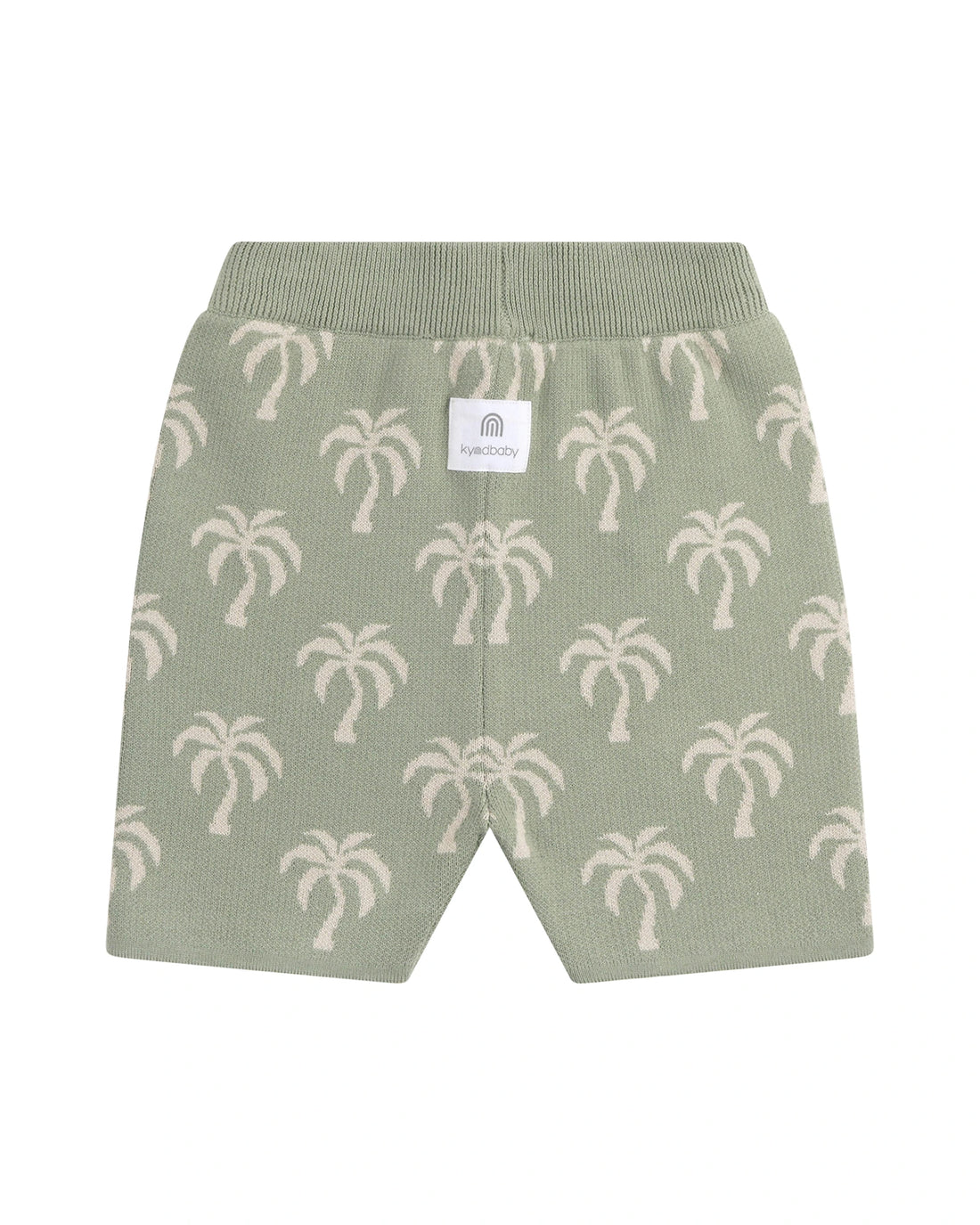 Jacquard Knit Bike Short Sage - Size 0