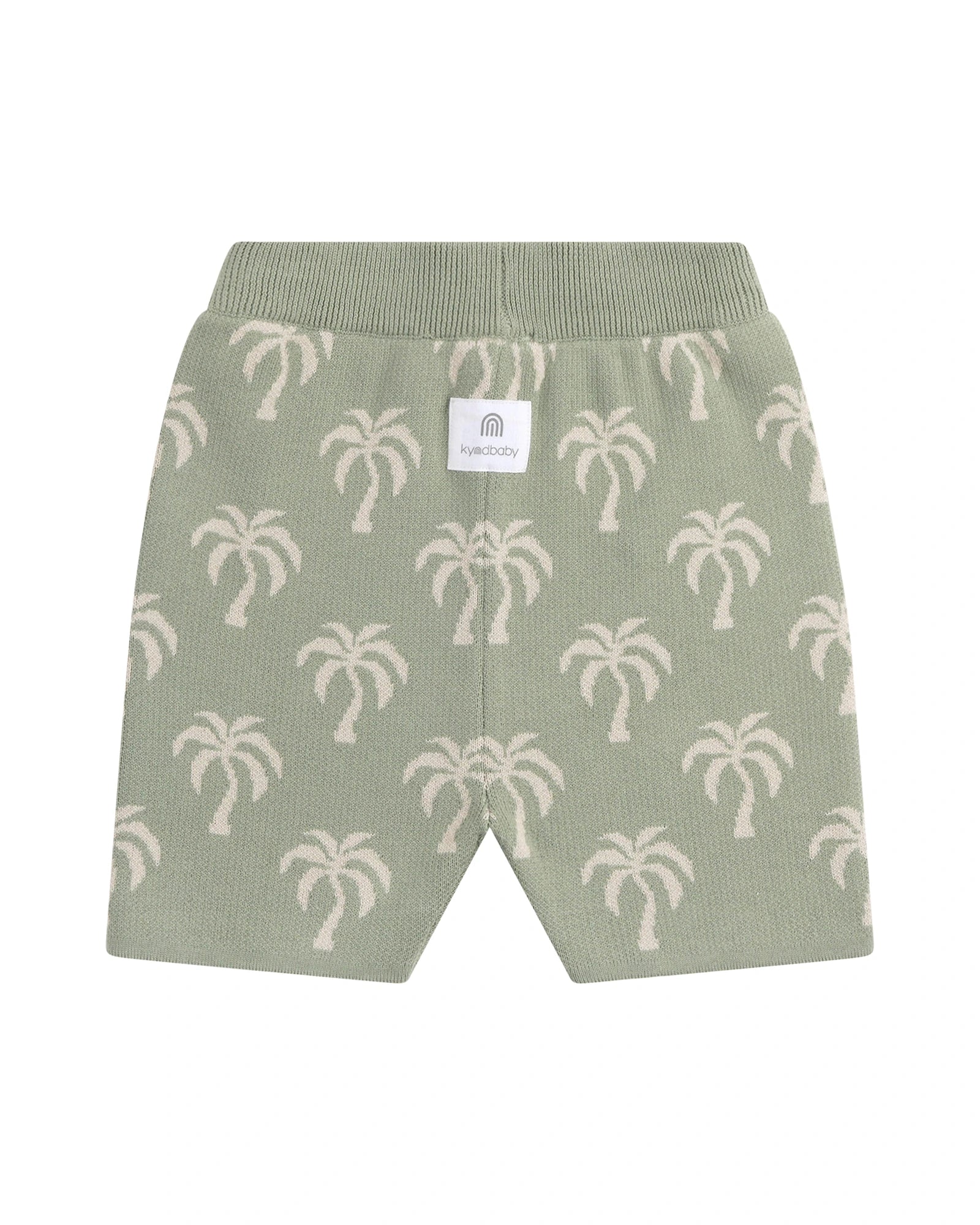 Kynd Baby Jacquard Knit Bike Short Sage - Size 2