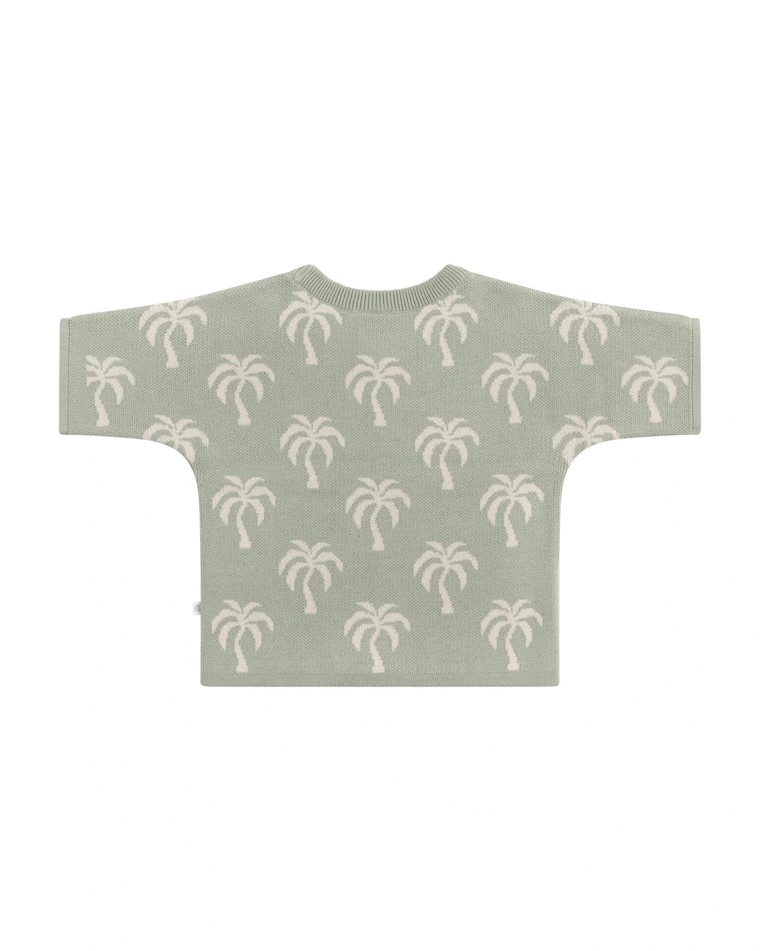 Palm Knit Jacquard Top Sage - Size 1