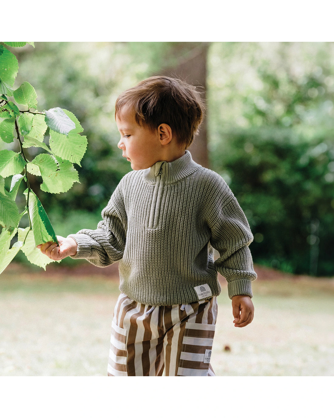 Knit Rib Jumper - Olive Size 00