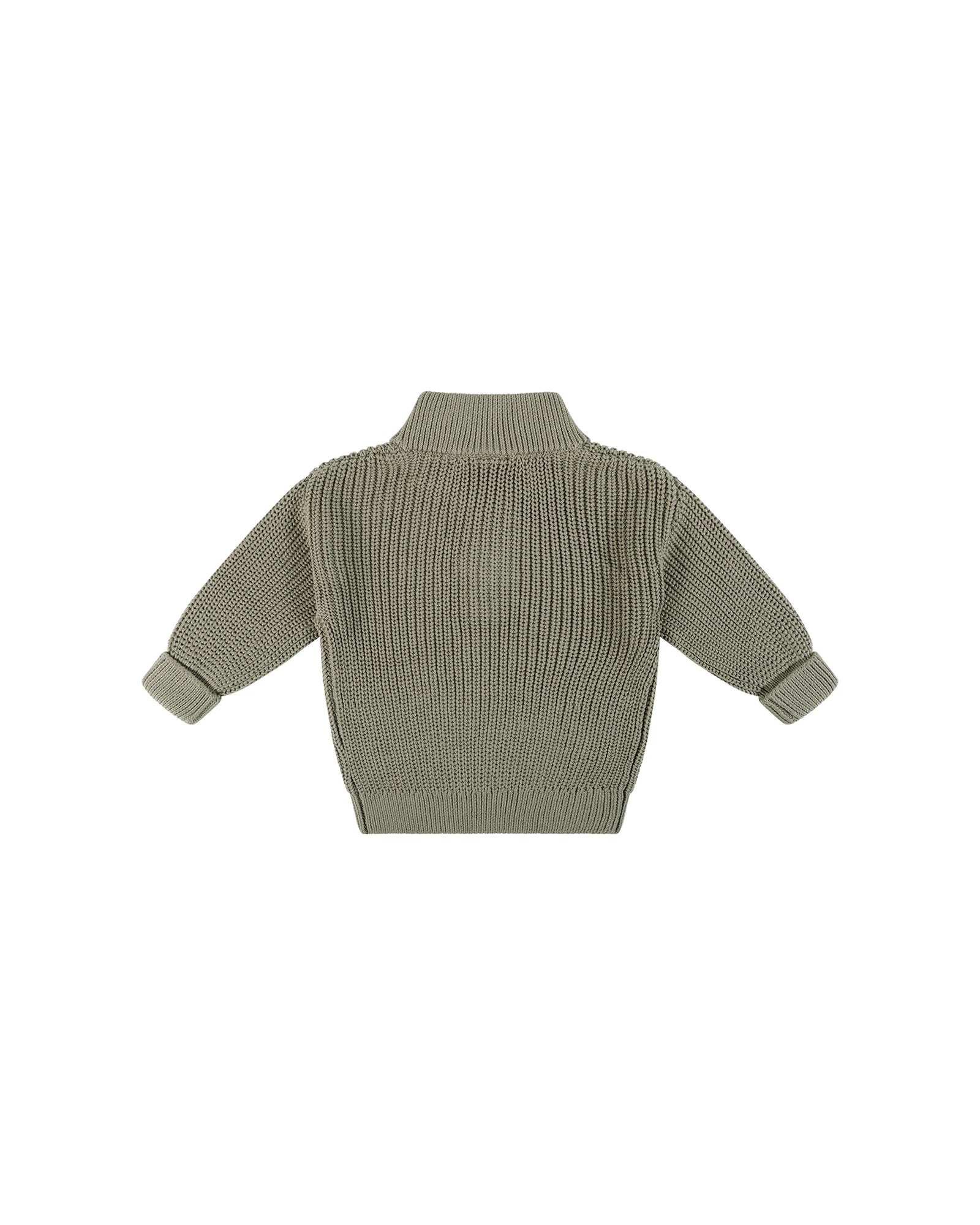 Knit Rib Jumper - Olive Size 00