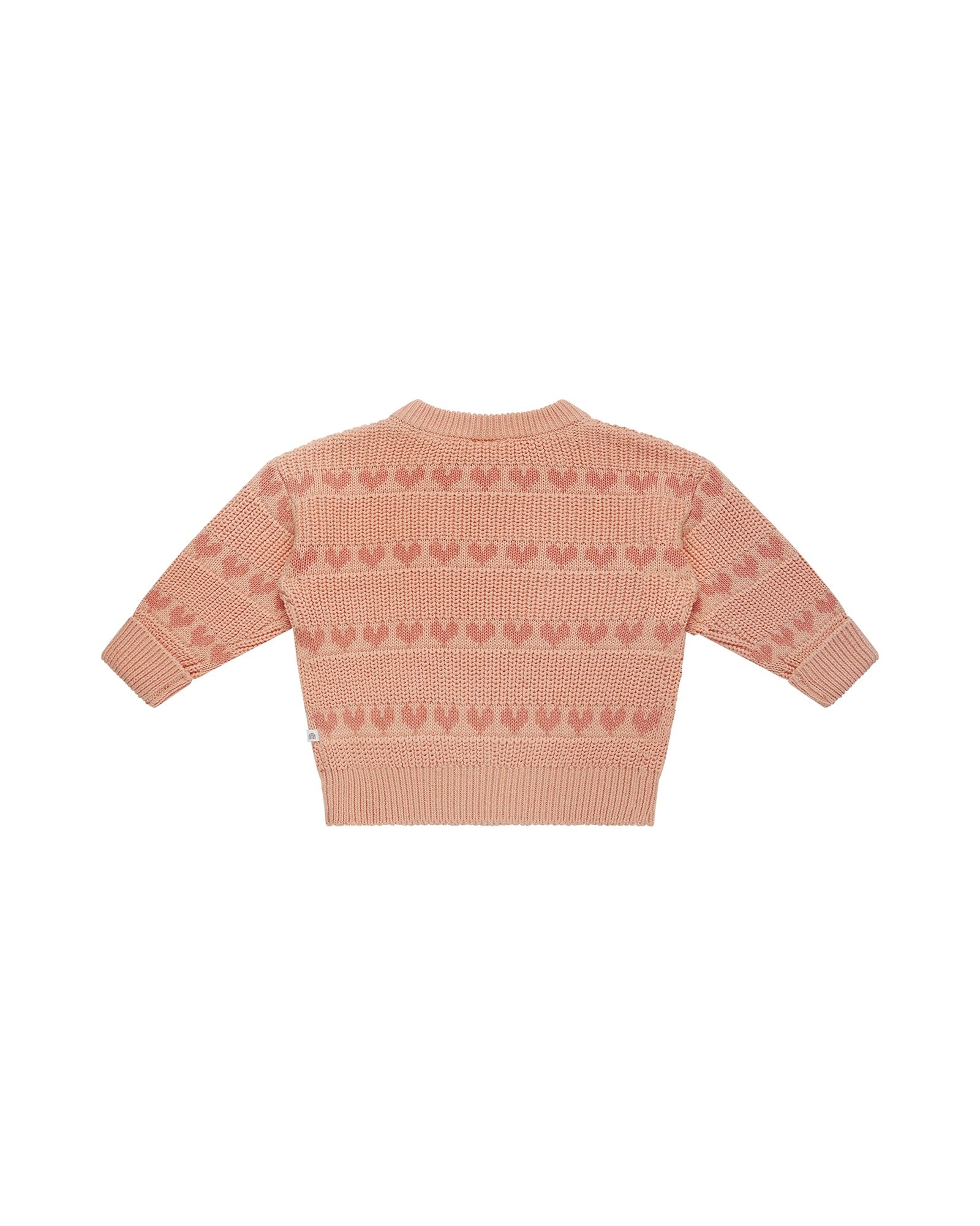 Knit Jumper - Pink Heart Size 0