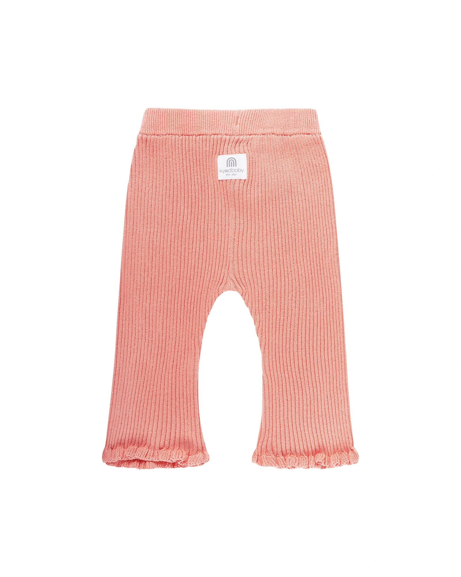 Knit Rib Legging - Pink Size 0