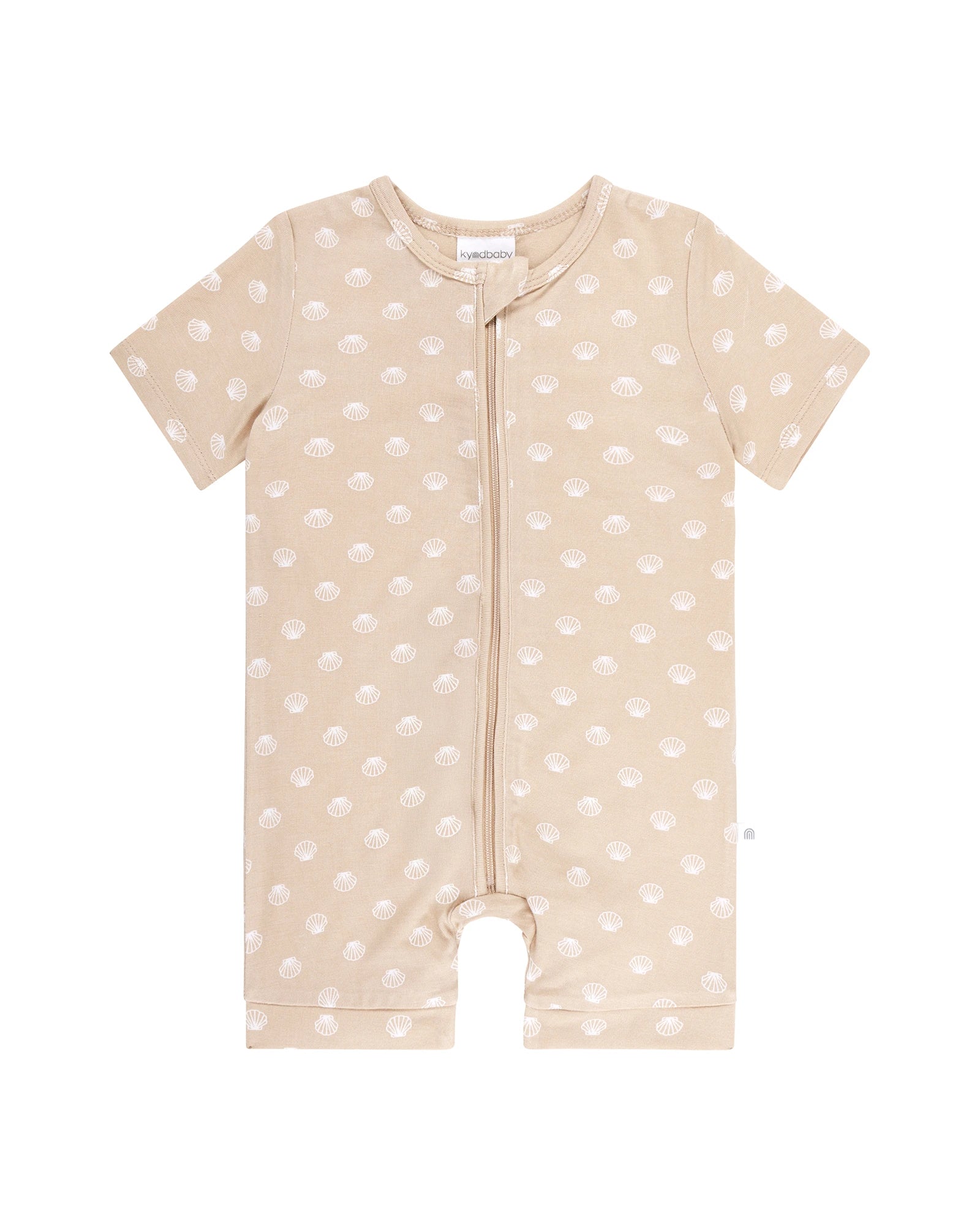 Kynd Baby Day or Night Onesie Short Sleeve Seashells - Size 000
