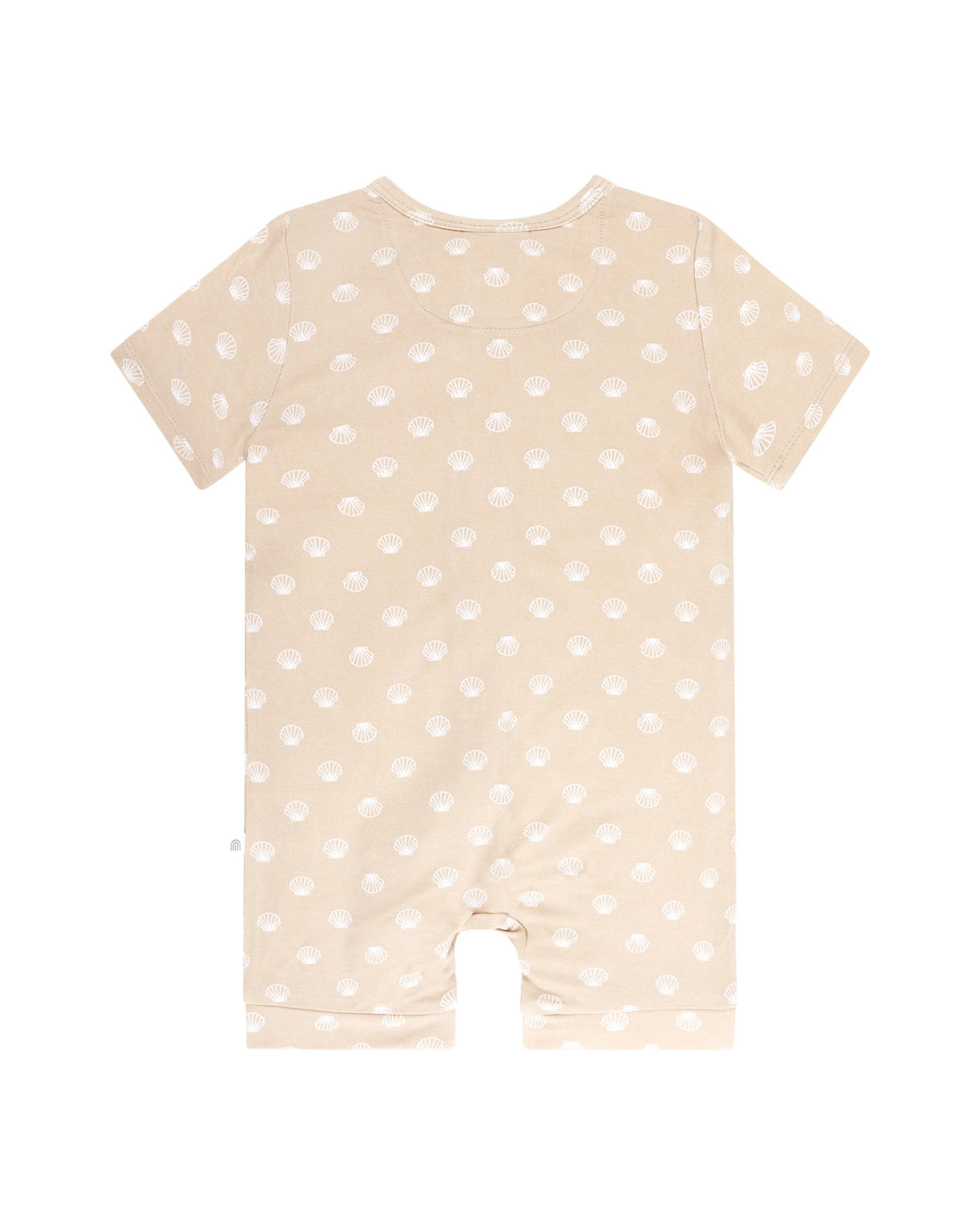 Day or Night Onesie Short Sleeve Seashells - Size 2