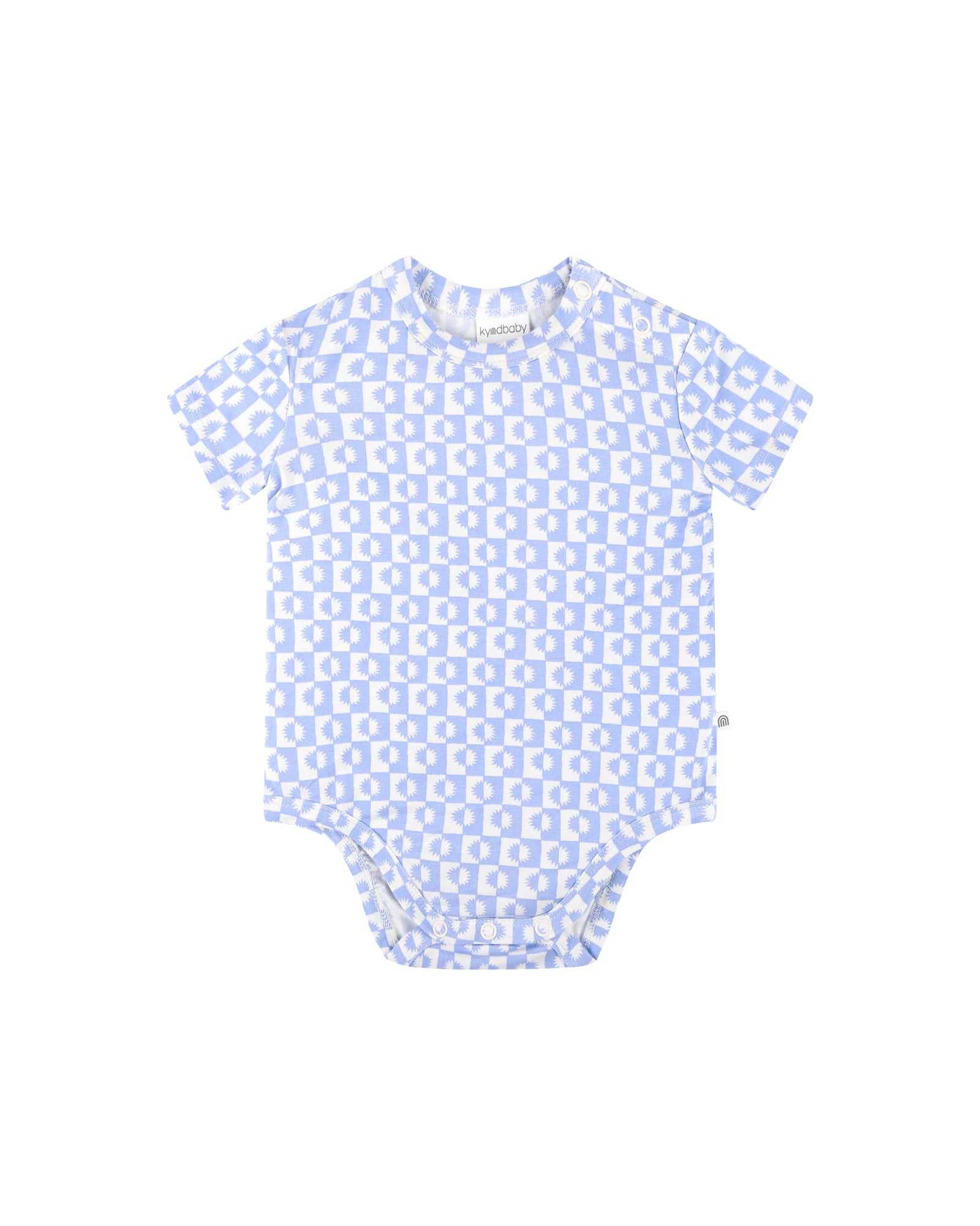 Kynd Baby Comfy Bodysuit Short Sleeve Blue Sunrise - Size 0