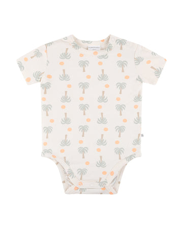 Kynd Baby Comfy Bodysuit Short Sleeve Palm Sunset - Size 000