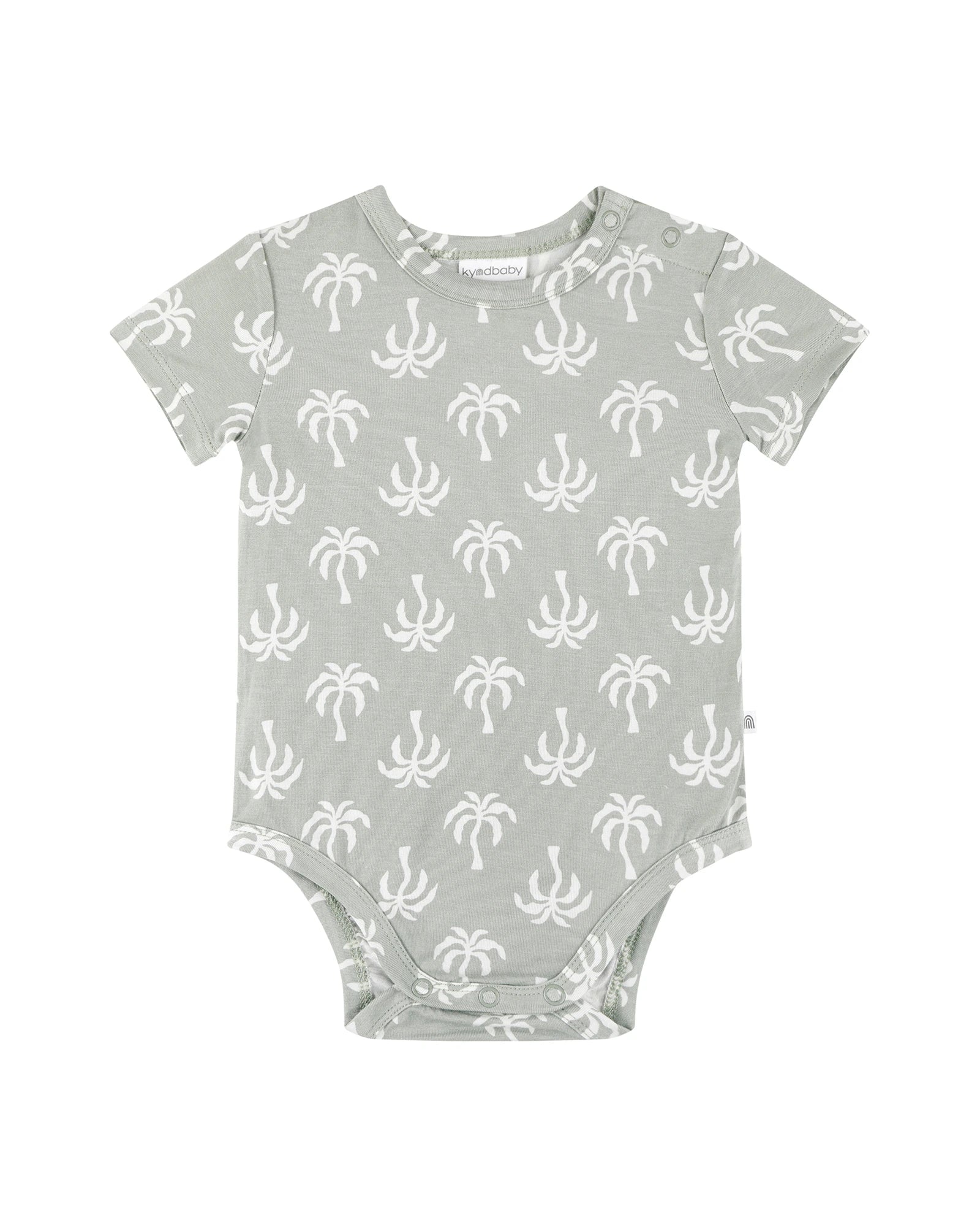 Kynd Baby Comfy Bodysuit Short Sleeve Palm Tree