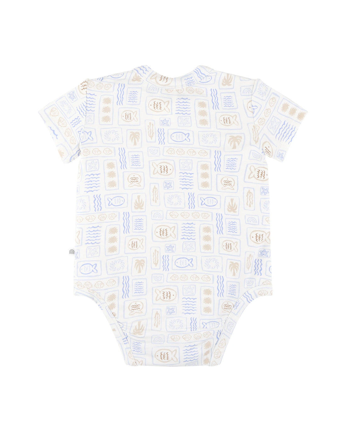 Comfy Bodysuit Short Sleeve Salty Shores - Size 1