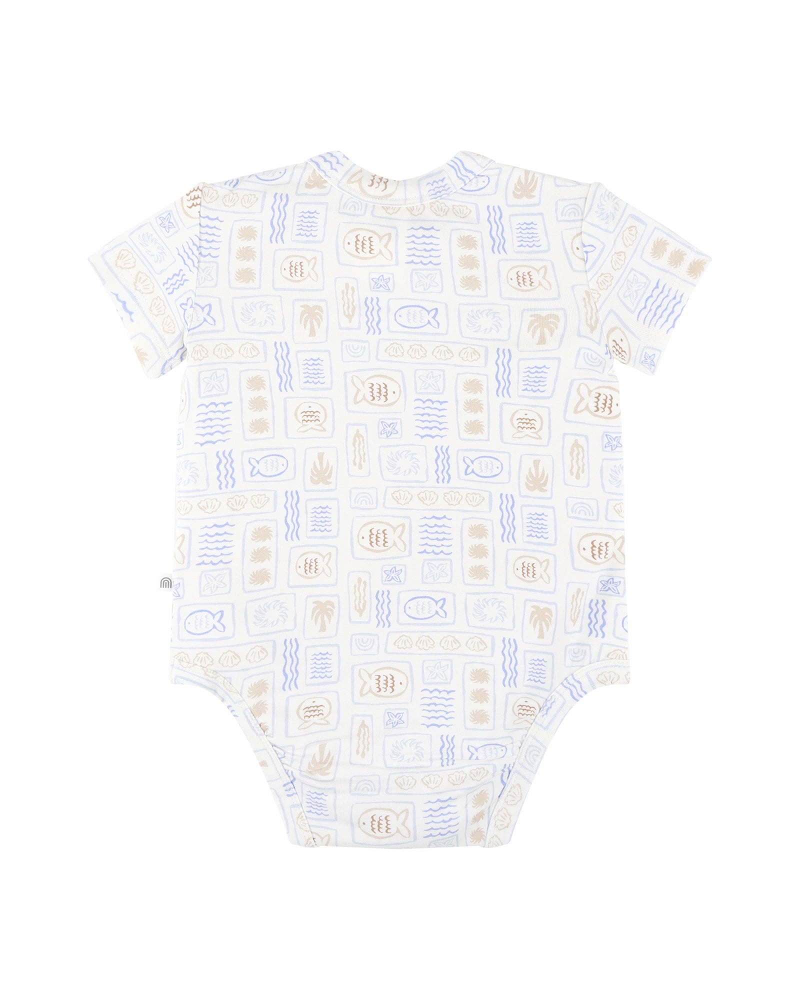 Kynd Baby Comfy Bodysuit Short Sleeve Salty Shores - Size 00