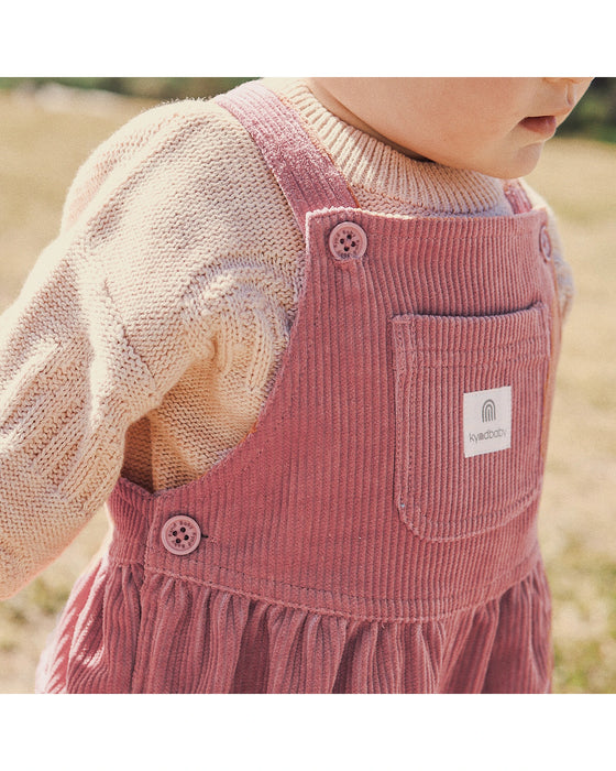 Kynd Baby Cord Overall - Cameo