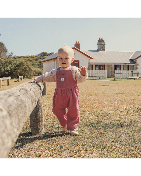 Kynd Baby Cord Overall - Cameo