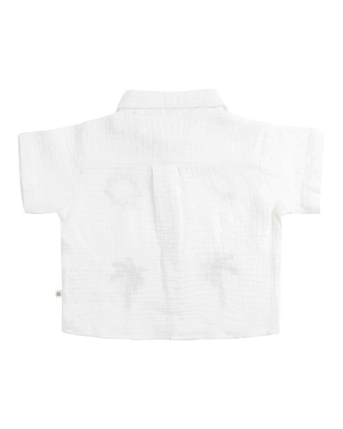 Woven Embroidered Shirt Coconut - Size 1