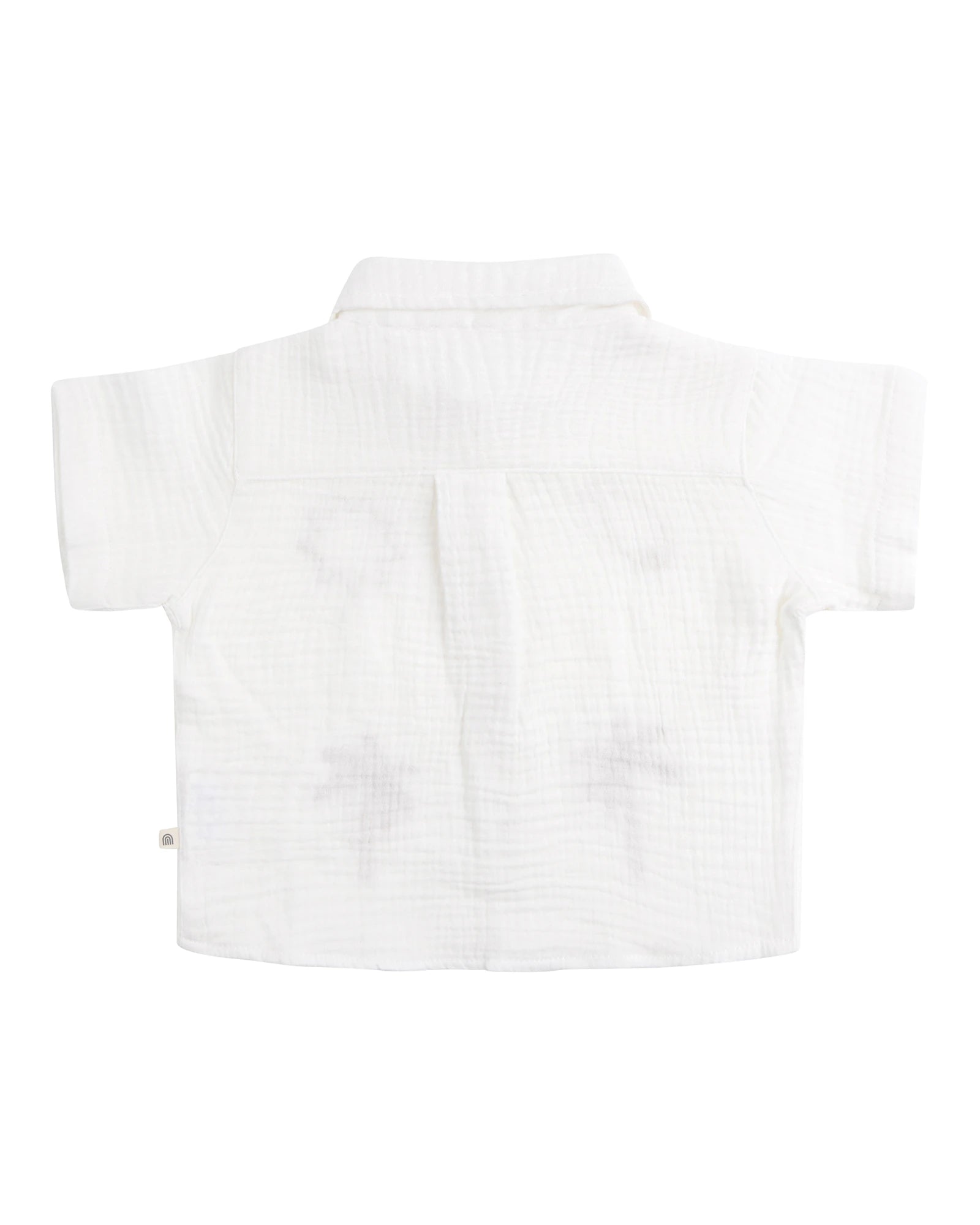 Kynd Baby Woven Embroidered Shirt Coconut - Size 2