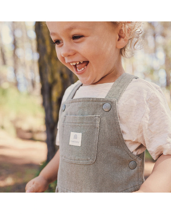 Kynd Baby Denim Overall - Sage