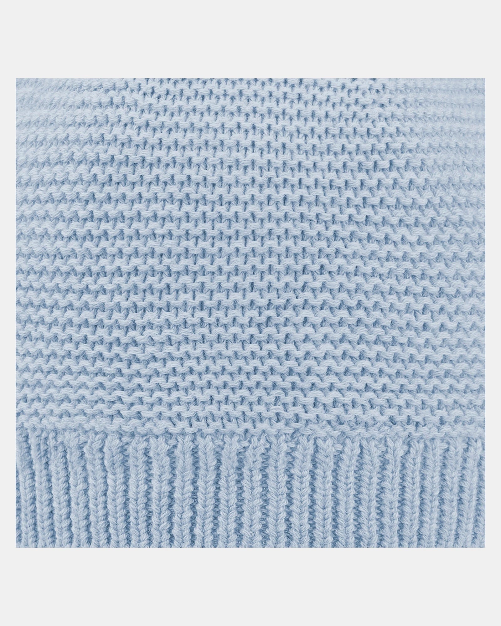 Organic Beanie Snowy, Bluebird