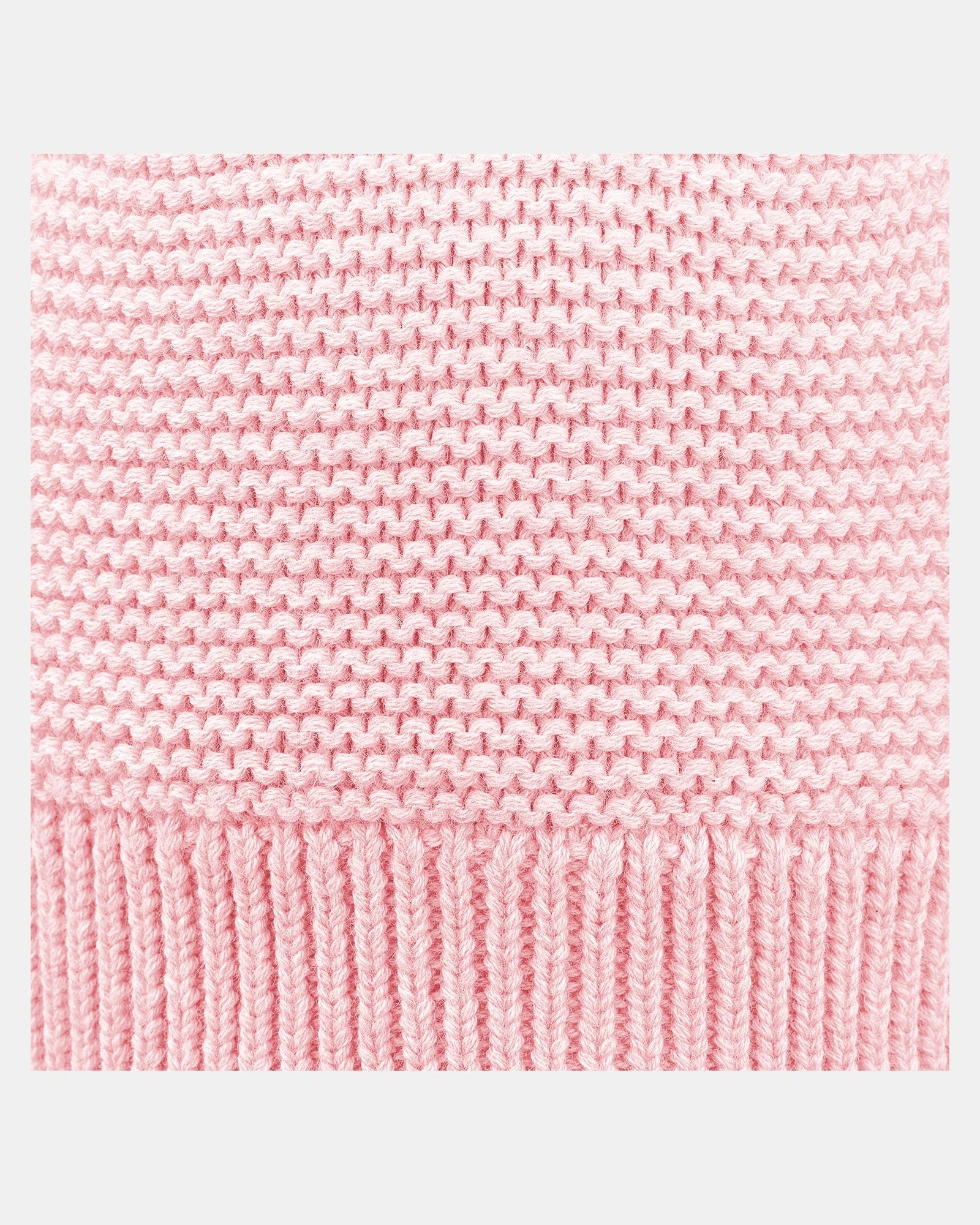 Organic Beanie Snowy, Misty Rose
