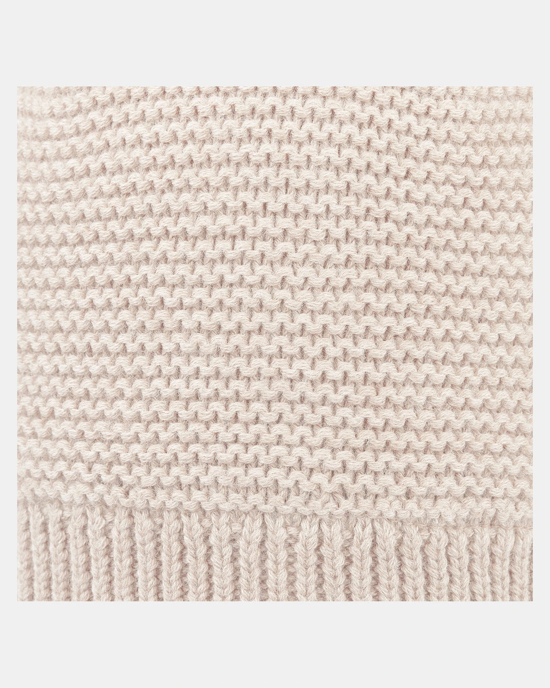 Organic Beanie Snowy, Oatmeal