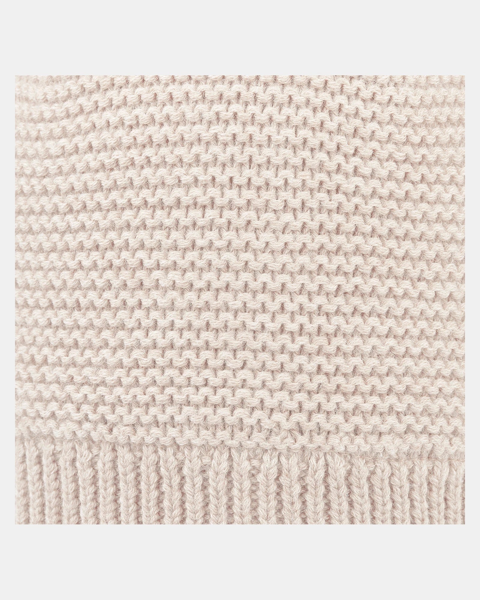 Organic Beanie Snowy, Oatmeal