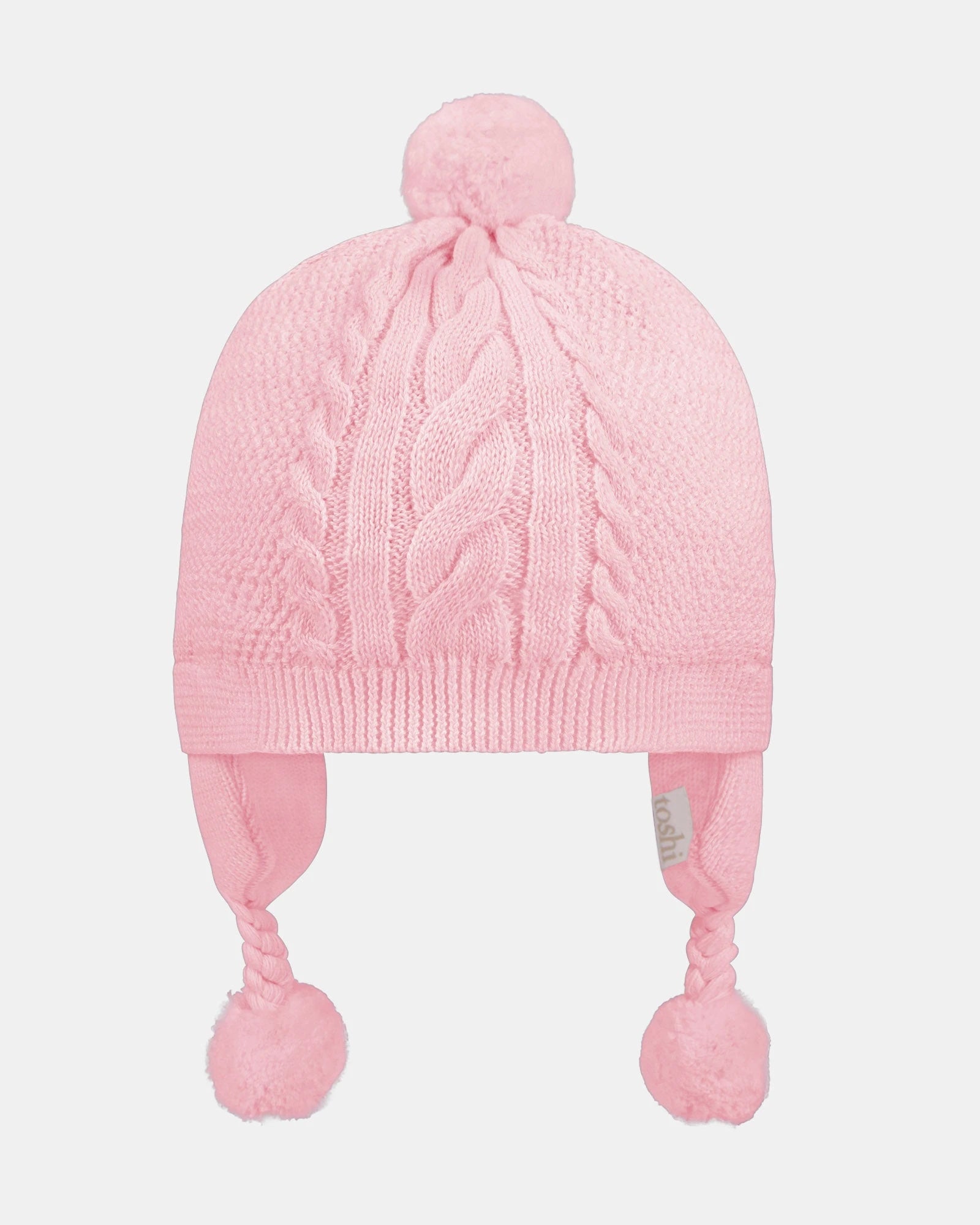 Organic Earmuff Yummy, Misty Rose