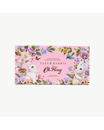 Oh Flossy X Fleur Harris - Garden of Dreams Collection Deluxe Makeup & Glitter Set