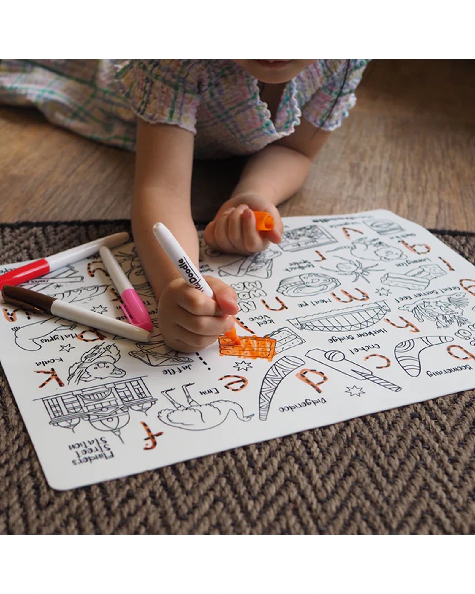 HeyDoodle Mats ABC Series All things OZ