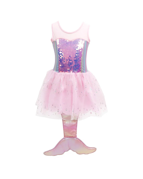 Pink Poppy Shimmering Mermaid Dress with Tail