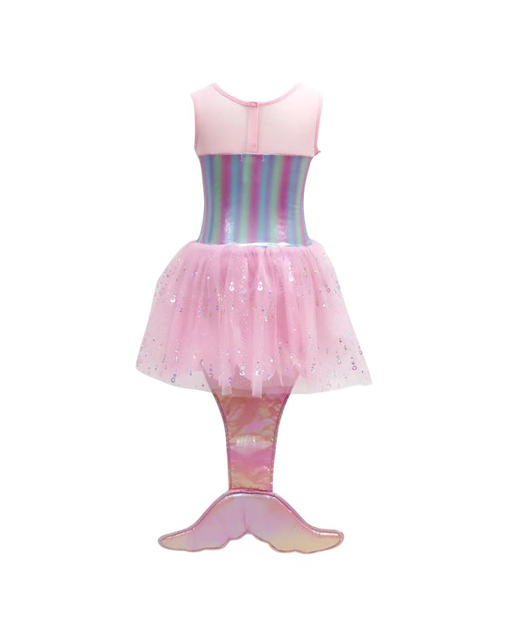 Pink Poppy Shimmering Mermaid Dress with Tail
