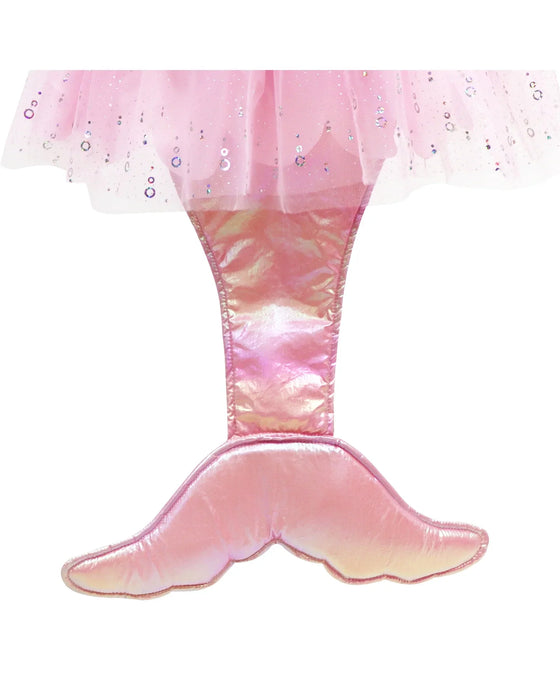 Pink Poppy Shimmering Mermaid Dress with Tail