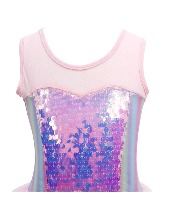 Pink Poppy Shimmering Mermaid Dress with Tail