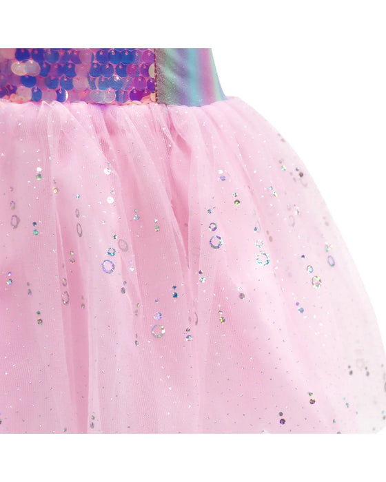 Pink Poppy Shimmering Mermaid Dress with Tail