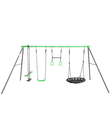 Lifespan Kids Lynx 4 Station Swing Set