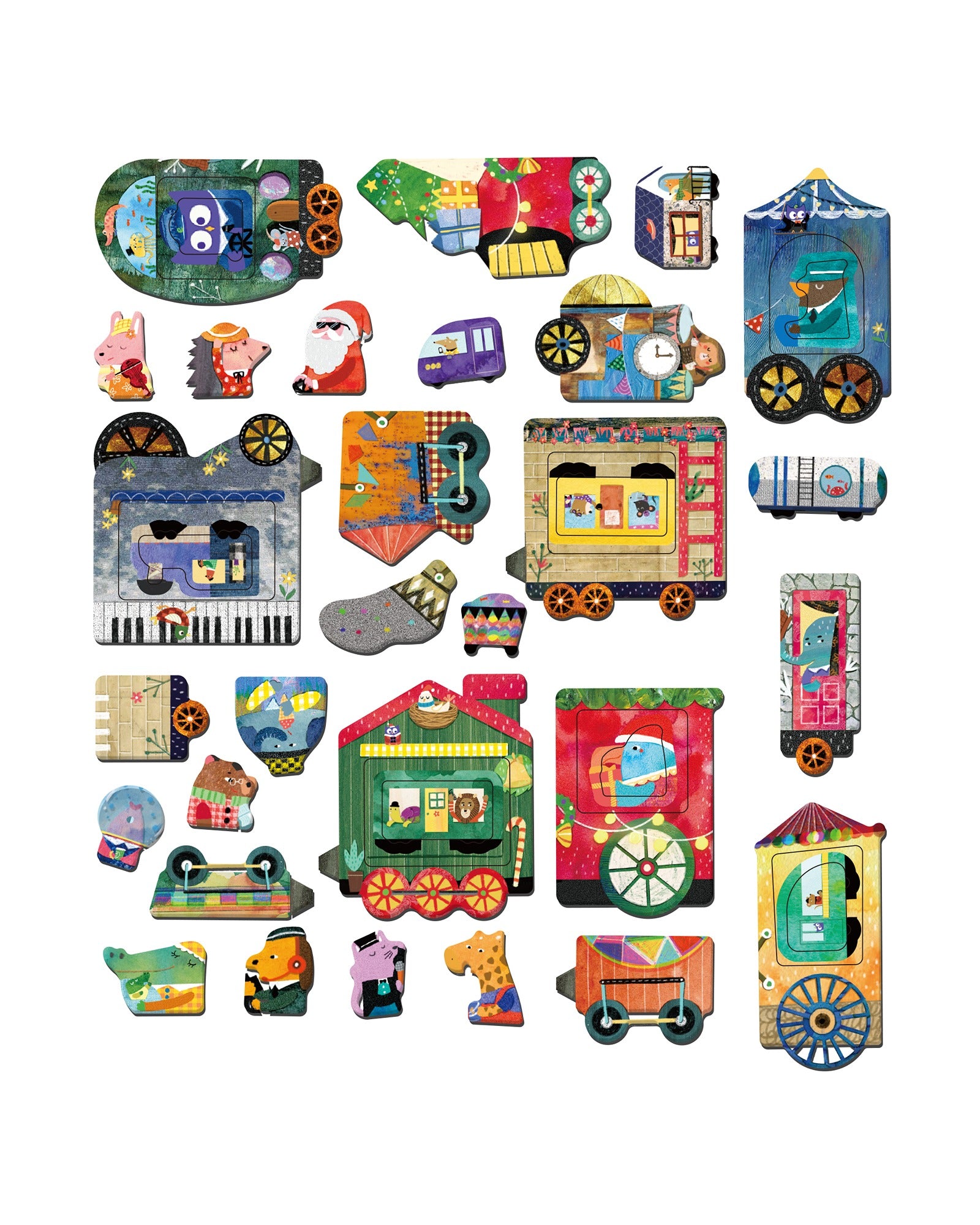 Travel Magnetic Box Trains