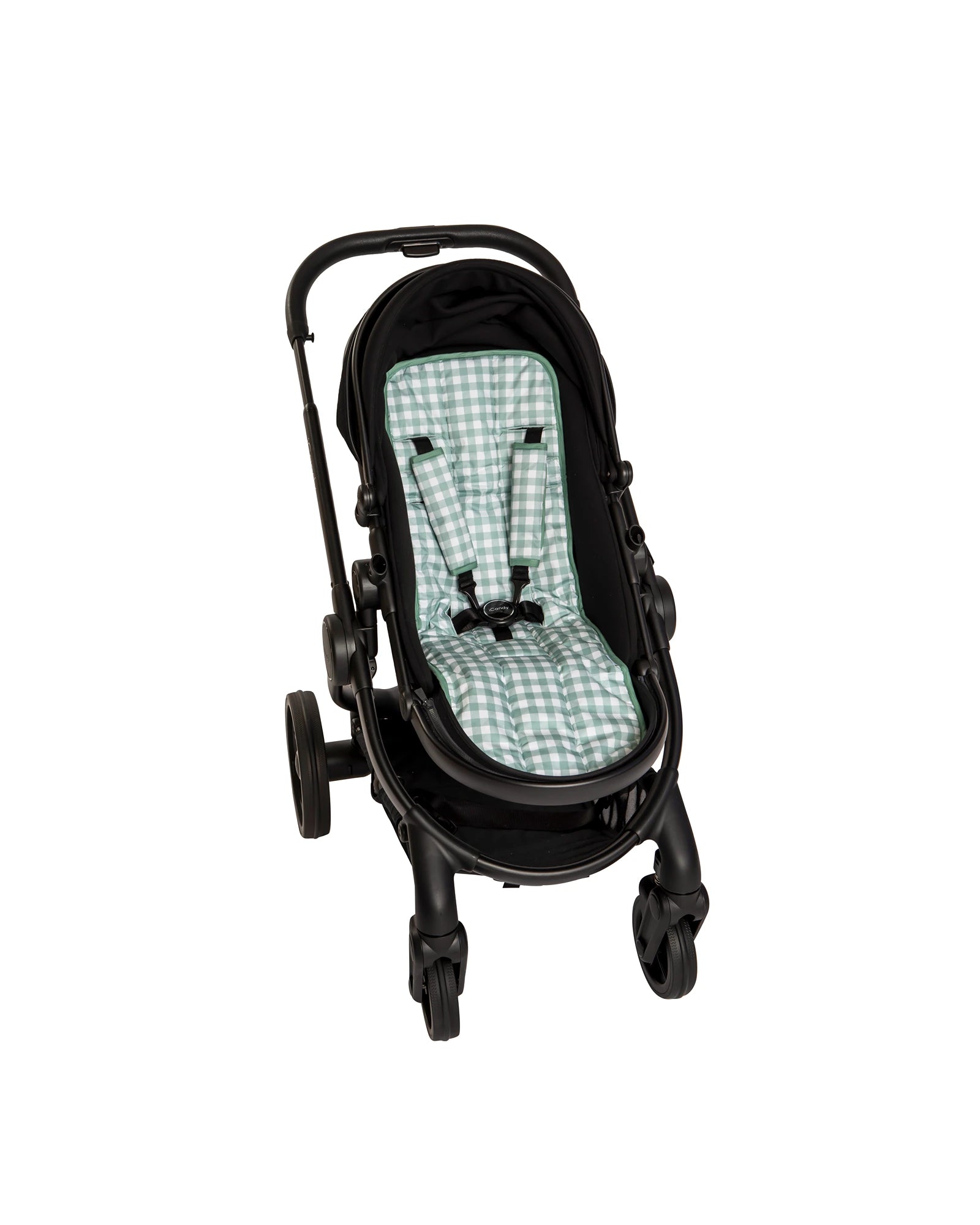 Pram Liner Gingham Sage